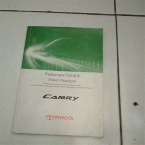 Jual Manual Book Buku Pedoman Pemilik Toyota Camry Shopee Indonesia