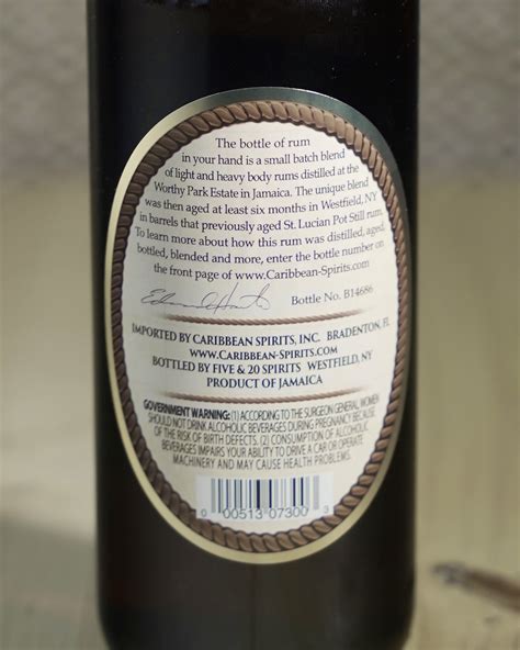 Hamilton Jamaican Pot Still Blonde Rum Rum Runner Labs