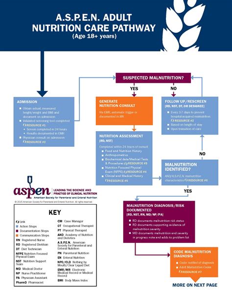 Aspen Malnutrition Guidelines Chart