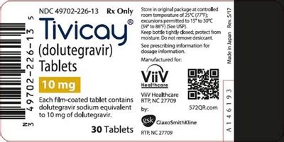 Tivicay Pd Images Dolutegravir Sodium Tablet For Suspension Oral