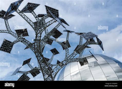 The Energy Tree, a solar panel art installation on Bristol's Stock ...