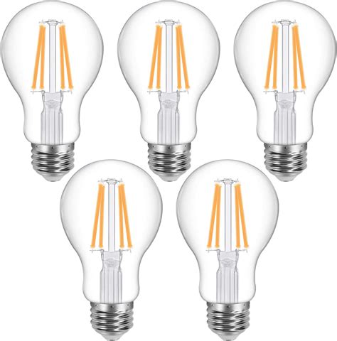 Yfxrlight Dimmable Led Edison Bulb A W Vintage Filament Light Bulb