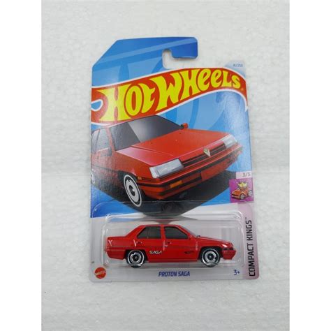 Jual Hot Wheels Proton Saga Compact Kings Merah Shopee Indonesia