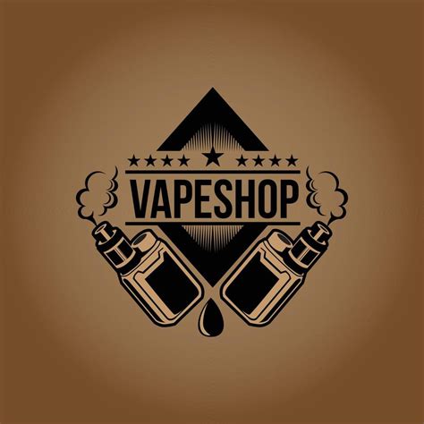 Logotipo De Vape Para Tienda De Vapor Vector En Vecteezy