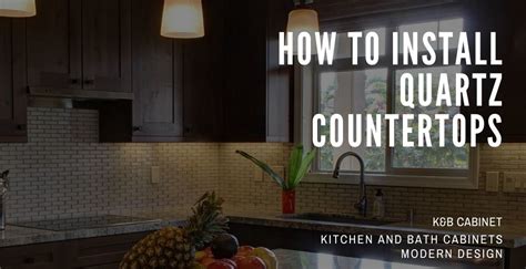 How To Install Quartz Kitchen Countertops – Things In The Kitchen