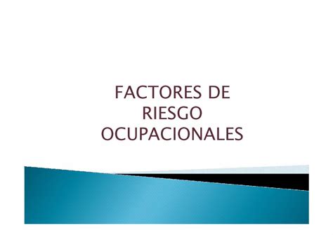 Pdf Factores De Riesgo Ocupacionales Colombiana De De Rie · Decreto 2346 Del 2007 Por La