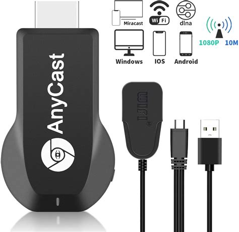 Récepteur décodeur Dongle d Affichage Wi Fi Sans Fil 1080P Adaptateur