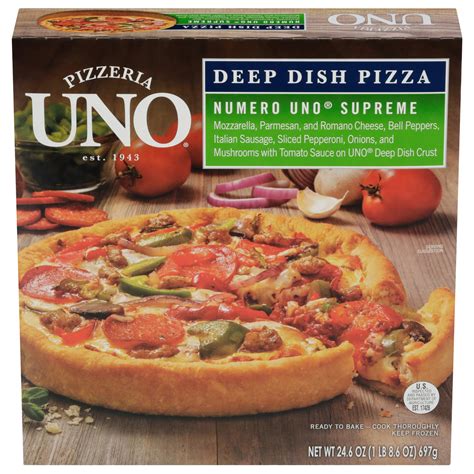 Uno 9″ Deep Dish Supreme Pizza Pizzeria Uno Foods