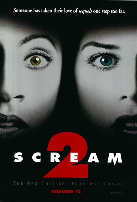 Scream 2 1997 Advance One Sheet Poster Rolled - Etsy