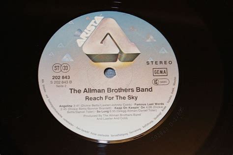 Allman Brothers Band Reach For The Sky