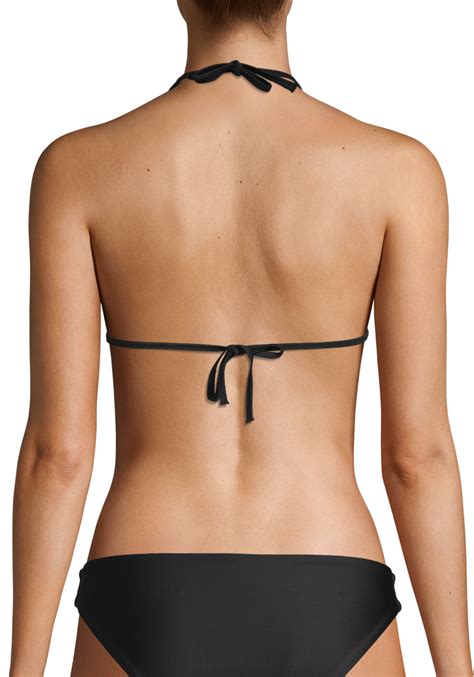 Triangle Bikini Top Black CASALL