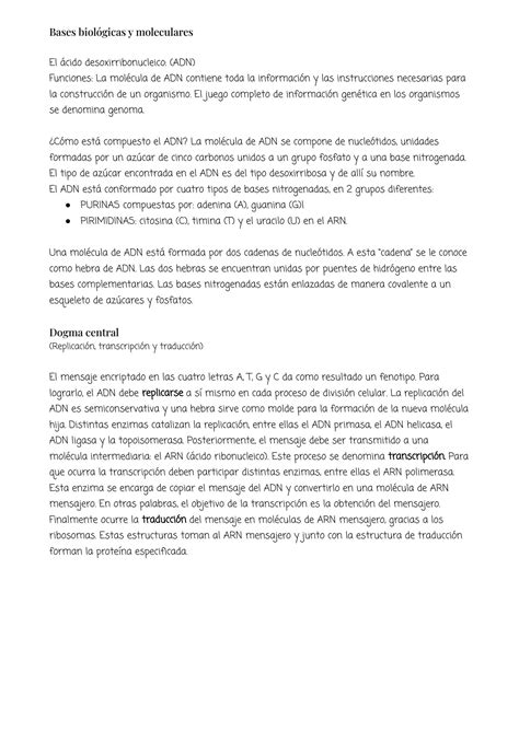 Solution Unidad Gen Tica Y Herencia Studypool