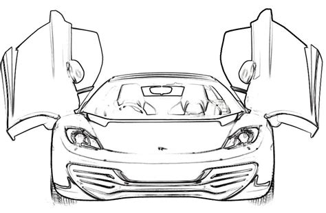 Dibujo De Ferrari 458 Para Colorear Dibujos Para Colorear Imprimir ...