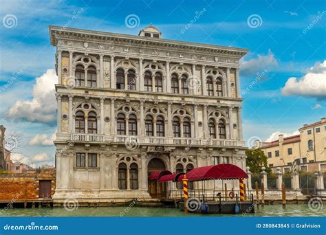 Casino Di Venezia on Grand Canal Stock Image - Image of famous ...