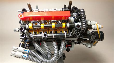 [moc] V8 32 Valve 4 Strokes Engine Lego Technic N Z Const Flickr