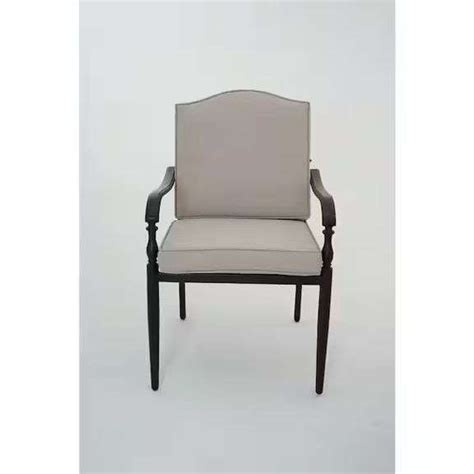 Hampton Bay Stanworth Brown Outdoor Dining Chair With Cushionguard