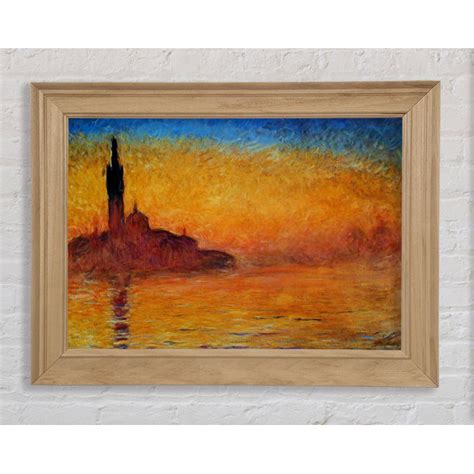 Bright Star Monet Venedig In Der D Mmerung Druck Wayfair De