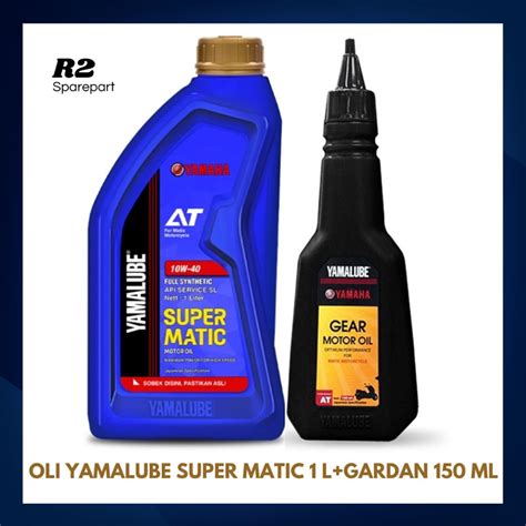 Jual Oli Yamalube Super Matic L Oli Gardan Ml Paket Hemat Oli Nmax