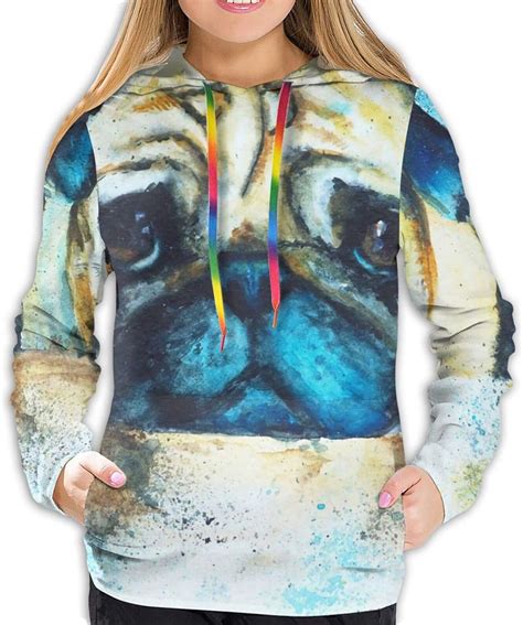 Amazon.com: Funny Dog Women's 3D Graphic Printed Hoodies For Women Pullover Hooded Shirts S-2XL ...