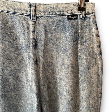 Wrangler Jeans Vintage 8s Wranglers Acid Wash High Rise Straight