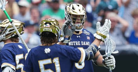 Notre Dame Wins First Mens Lacrosse National Championship In Program