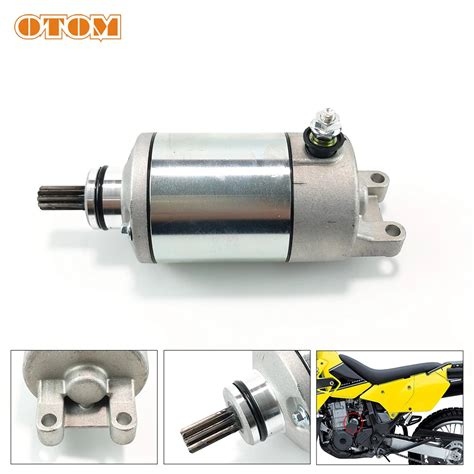 Otom Motorcycle Starter Motor Engine Electric Starting Assy For Suzuki