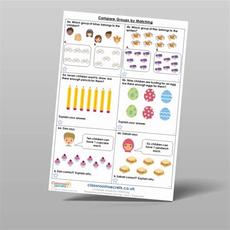 Compare Groups Reasoning And Problem Solving Resource Classroom Secrets