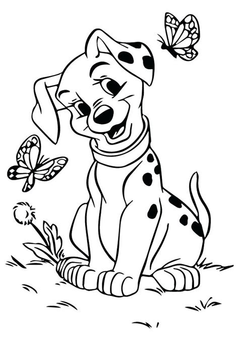 Dalmatian Puppy Coloring Pages at GetColorings.com | Free printable ...