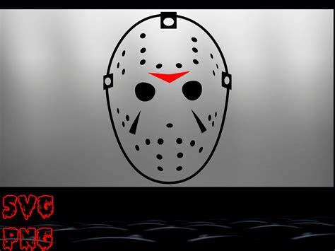 Friday The 13th Jason Vorhees Mask Svg Digital File Only Svg Etsy