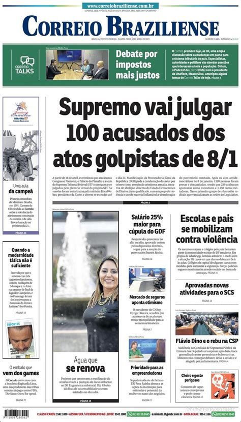 Capa Correio Braziliense Terça 11 de Abril de 2023