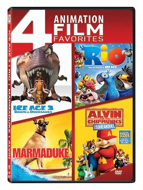 Animation Movies Collection Ice Age Dawn Of The Dinosaurs Rio