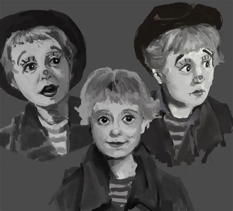 La Strada is such a heart-wrenching film, but I loved it so much I drew