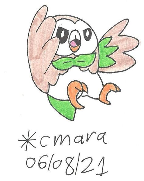 Rowlet Attack By Cmara On Deviantart