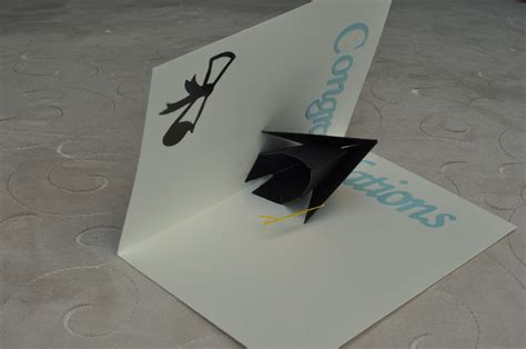 3d Graduation Cap Pop Up Card Template Creative Pop Up Cards