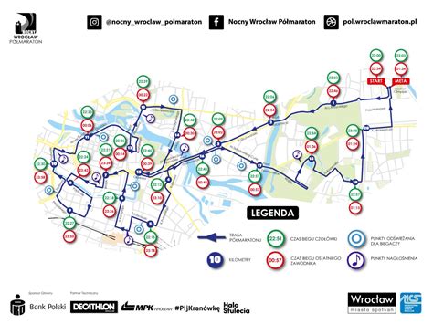 Nocny Półmaraton we Wrocławiu już w sobotę 10 000 zawodników TRASA