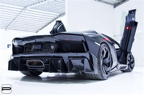 Future is Now: Ravishing Black Lamborghini Aventador Sitting on Carbon ...