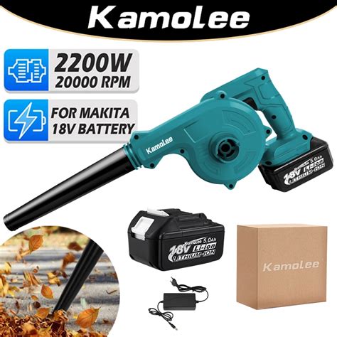 Kamolee Tools 18V 20000rpm Cordless Electric Blower 2 In 1 Vacuum