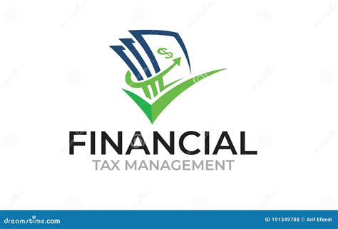 Accounting Tax Management Logo Design Stock Vector Illustration Of