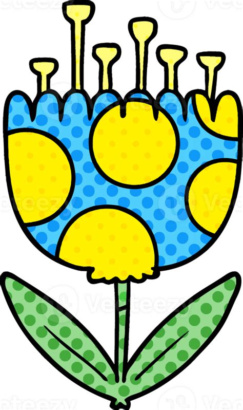 tecknad serie mönstrad blomma 45317110 PNG