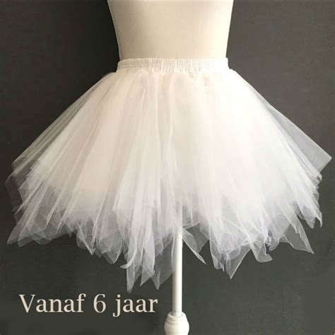 Volle Witte Tutu Rok Voor Meisjes