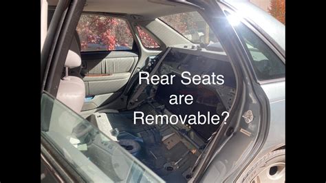 How To Remove The Back Seats In A Toyota Avalon Youtube