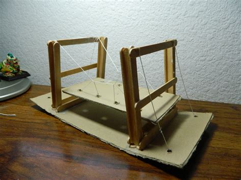 Simple Suspension Bridge Model : 8 Steps - Instructables