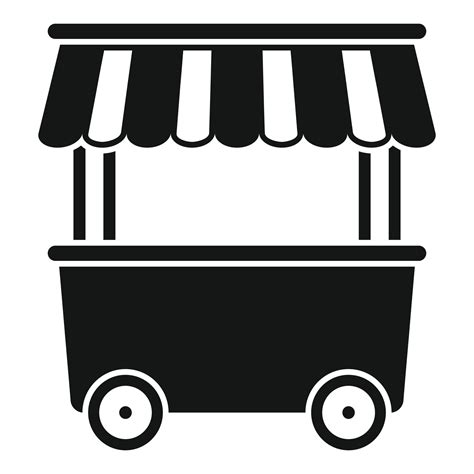 Vendor snack icon simple vector. Store market 15152485 Vector Art at ...