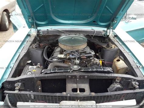 1967 Ford Mustang Coupe Wrecked Salvage Damaged Repairable Runs Drives For Sale In Indianapolis