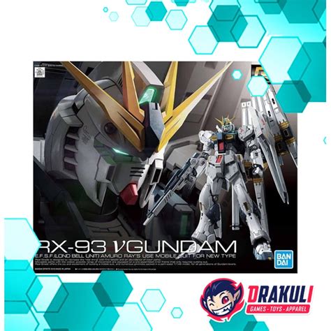 Jual Bandai Plamo Rg Gundam Rx Nu Gundam V Gundam Shopee