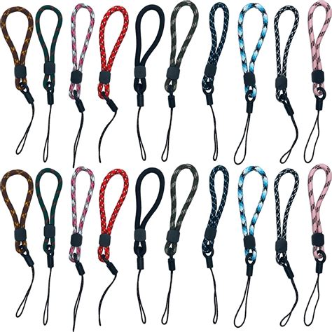 Amazon.com: Qusmeiyici 20PCS Multicolor Nylon Finger Strap Lanyards for