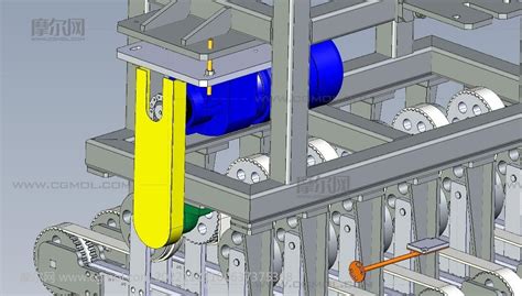 输送机同步带轨道结构3d数模机械工具模型下载 摩尔网cgmol