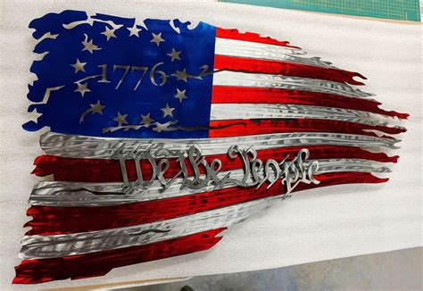 Betsy Ross Battleworn With We The People Fastlane Metalworx