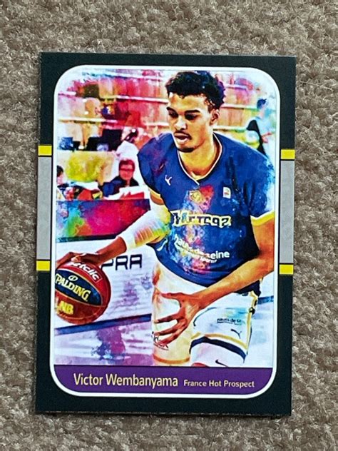 Only Victor Wembanyama Custom France Hot Prospect Rookie Etsy