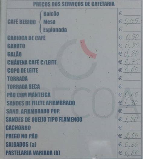 Menu At O Transmontano Restaurant Caxias Largo Alves Redol A